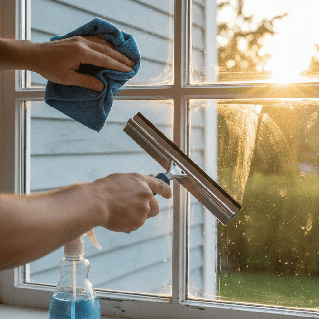 Regular window maintenance
