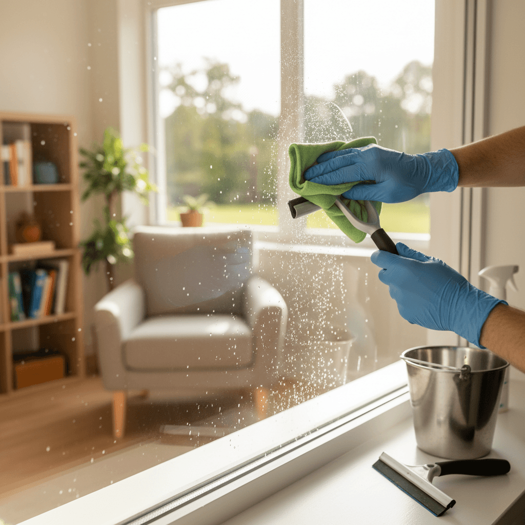 Residential window cleaning
