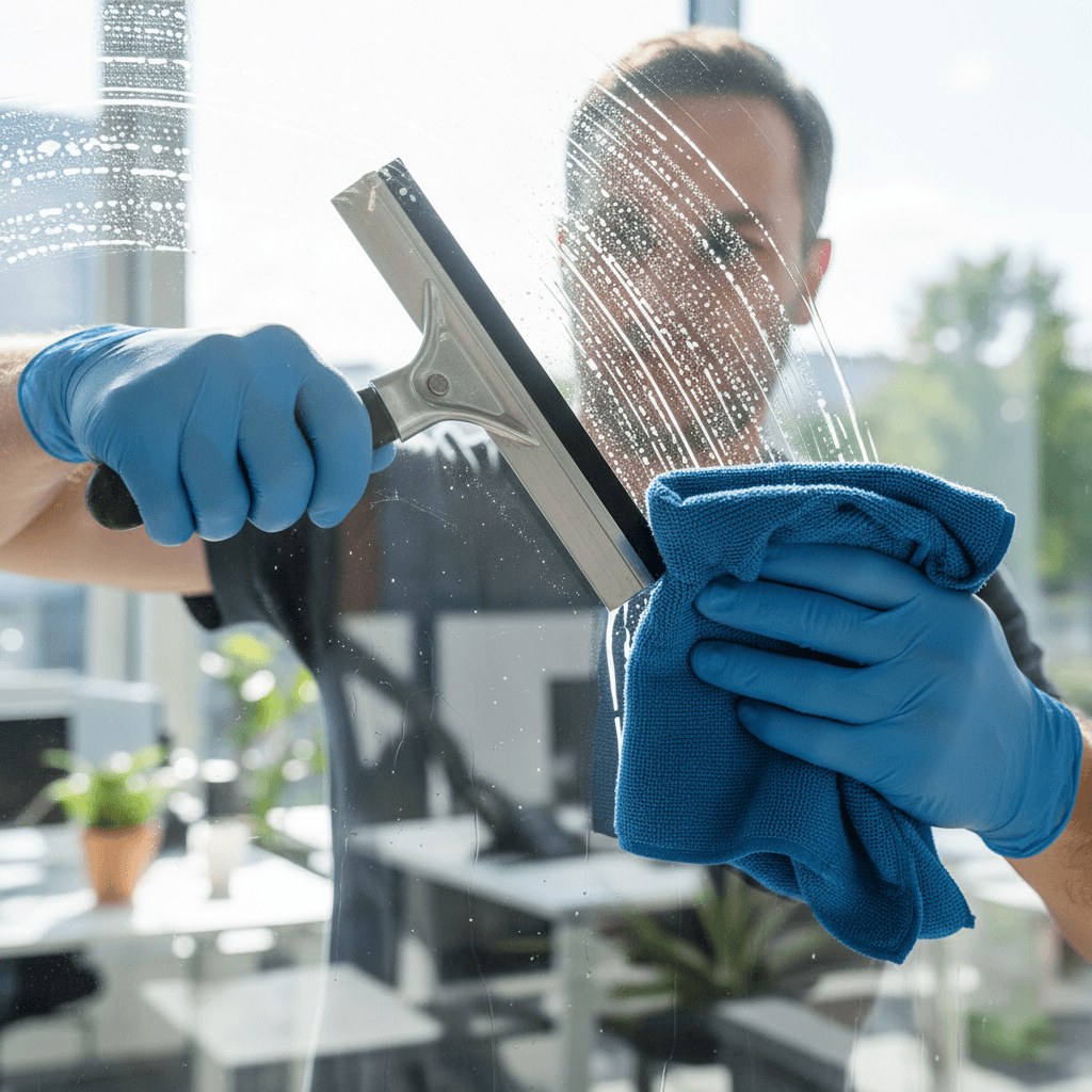 Window and glass cleaning